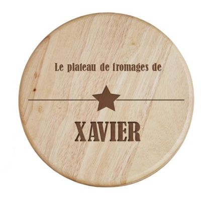Set à fromage personnalisé pour un Xavier