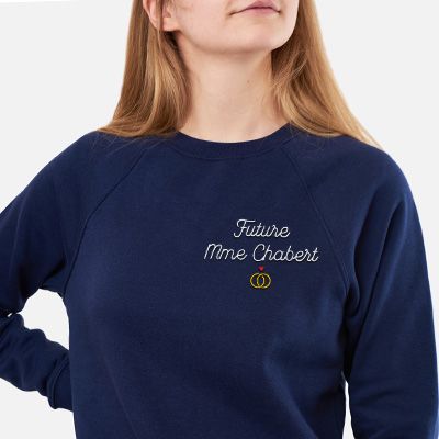 Sweat personnalisé brodé - Mariage