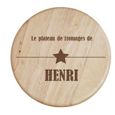 Set à fromage personnalisé pour un Henri
