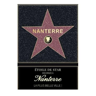 Affiche etoile de star personnalisé Nanterre