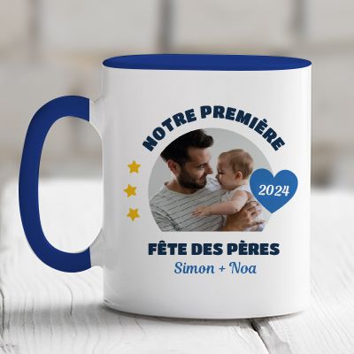 Mug personnalisé photo - Première Fête des Pères