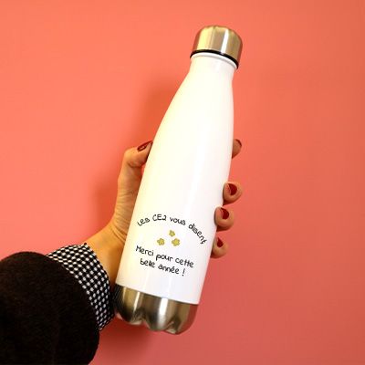 Bouteille thermos personnalisée-Expédition 24h/48h