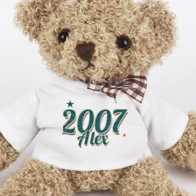 Peluche ourson année année 2007