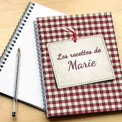 Cahier personnalisé Recettes