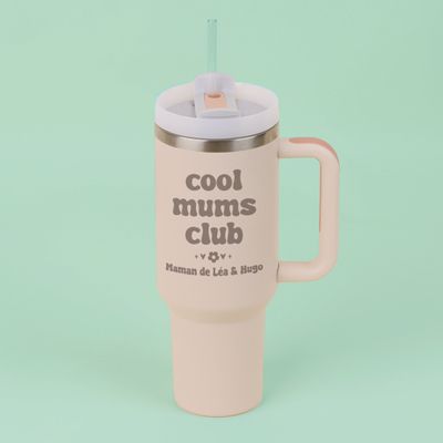 Gourde lifestyle personnalisée - Cool Mums Club