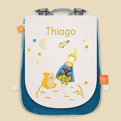 Sac à dos pour enfant personnalisé - Le garçon et l'écureuil