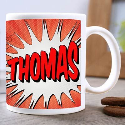 Mug personnalisé prénom - BD Comics
