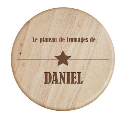 Set à fromage personnalisé pour un Daniel