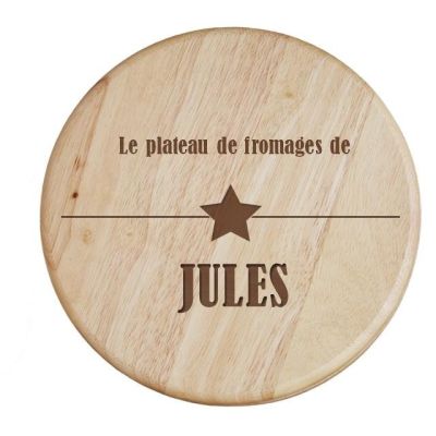 Set à fromage personnalisé pour un Jules