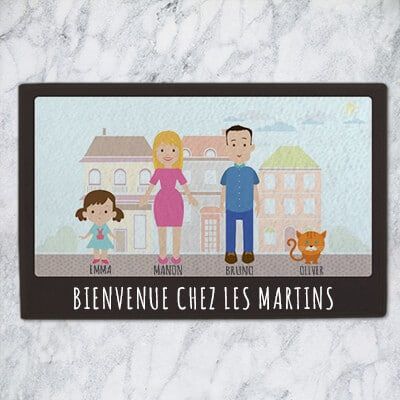 Paillasson personnalisé - Family Circus