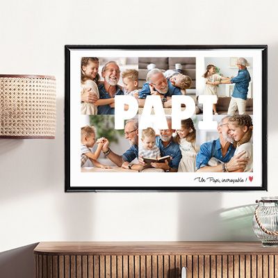 Affiche personnalisée - Multi photos famille