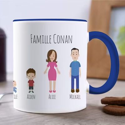 Mug personnalisé famille - Family Circus