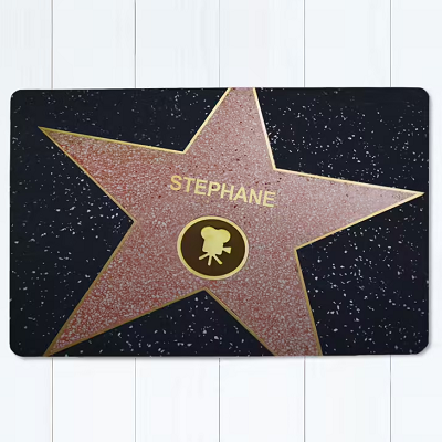 Paillasson personnalisé - Etoile de Star