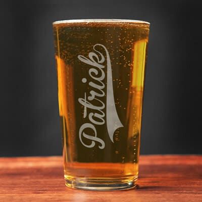 Verre à bière personnalisé pinte - Prénom