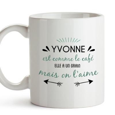 Mug personnalisé pour une Yvonne