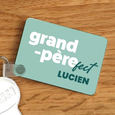 Porte clé personnalisé - Grand Père-fect