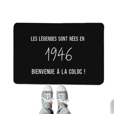 Paillasson message année 1946