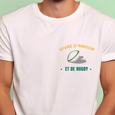 Tee shirt personnalisé homme - Passion Rugby