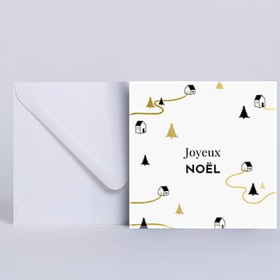 Carte de voeux Noël