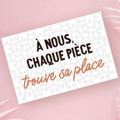 Puzzle personnalisé message - 96 pièces