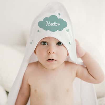 Cape de bain Personnalisable - Nuage