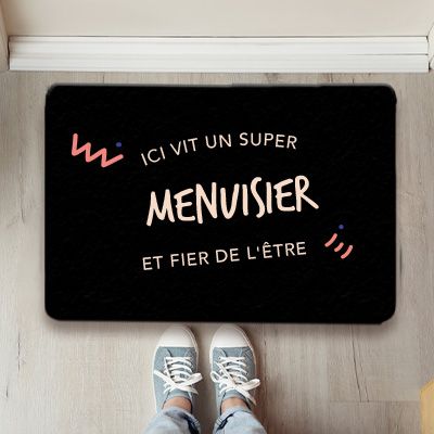 Paillasson personnalisé - Menuisier