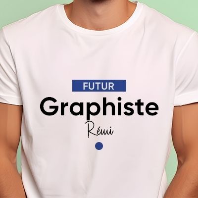 Tee shirt personnalisé homme - Futur graphiste