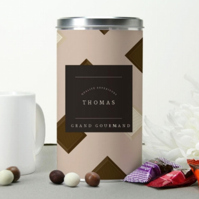 Boîte de chocolat Monbana Message