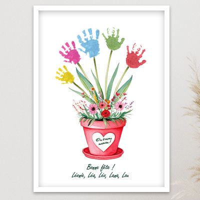 Affiche personnalisée - Empreintes