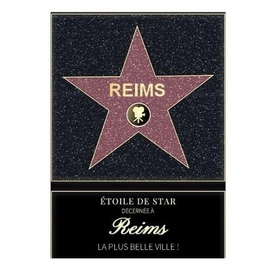 Affiche etoile de star personnalisé Reims
