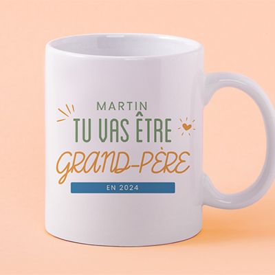 Mug personnalisé - Tu vas être ...