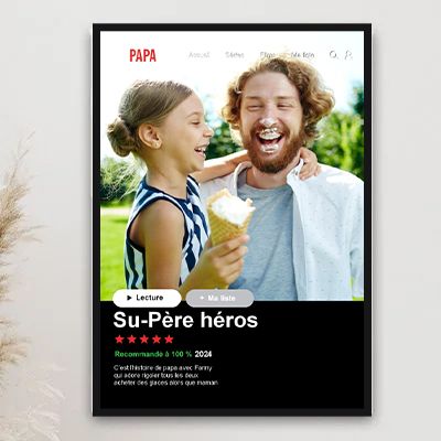 Affiche Netflix personnalisée