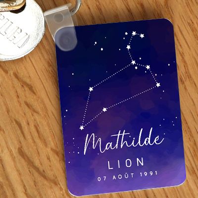 Porte-clés personnalisé Constellation - Lion
