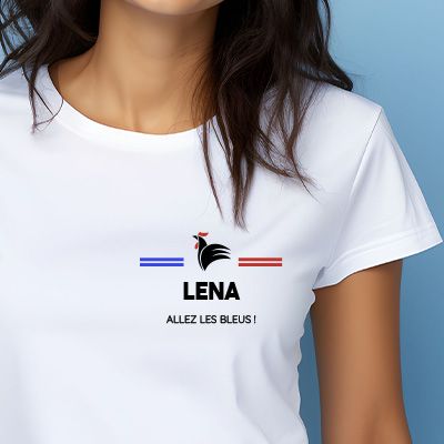 T-shirt femme personnalisé - Supporter Football