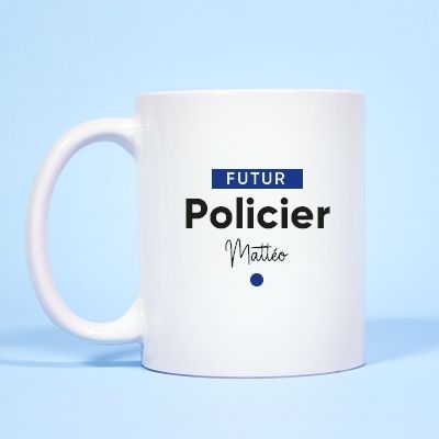Mug personnalisé - Futur policier