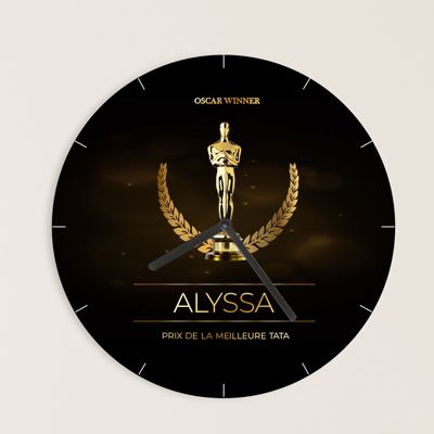 Horloge personnalisée - Oscars