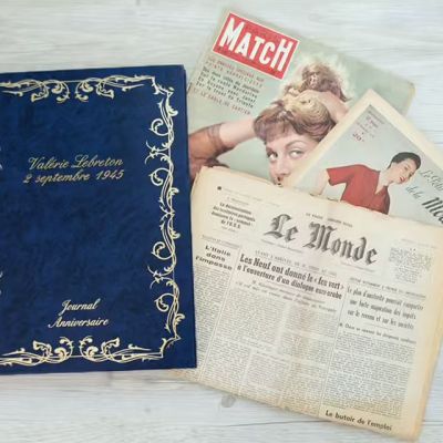 Journal du jour de naissance femme née en 1940