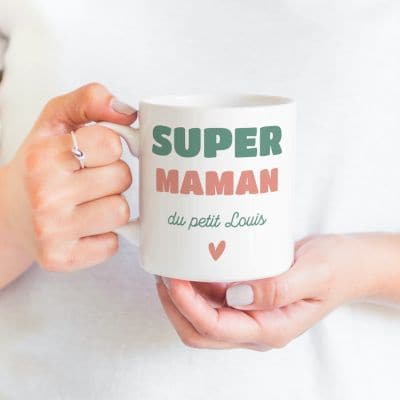 Mug Personnalisé Fête des Mères Idée cadeau Maman Cool Maman Poule