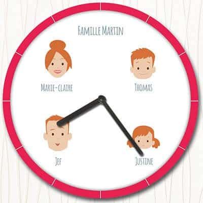 Horloge Family Circus