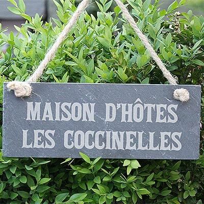 Plaque de porte personnalisée - Message