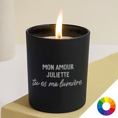 Bougie personnalisée - Message