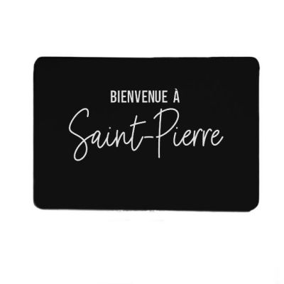 Paillasson personnalisé Saint-Pierre