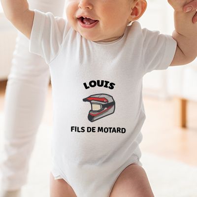 Body bébé personnalisable - Moto