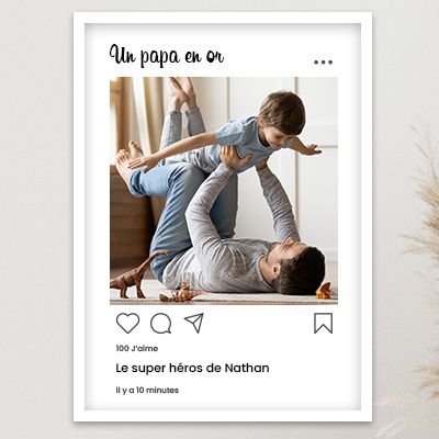 Affiche Instagram personnalisée
