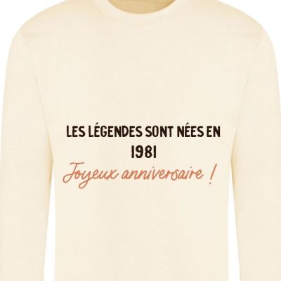 Sweat message générique année 1981