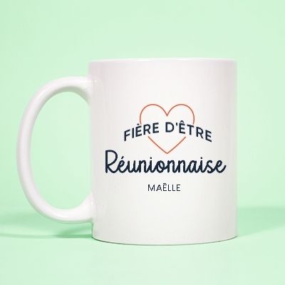 Mug personnalisé - Fière d'être Réunionnaise