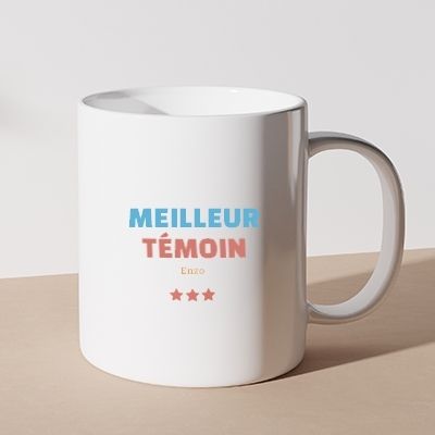 Mug personnalisé - Meilleur Témoin
