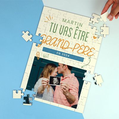 Puzzle personnalisable - Tu vas être