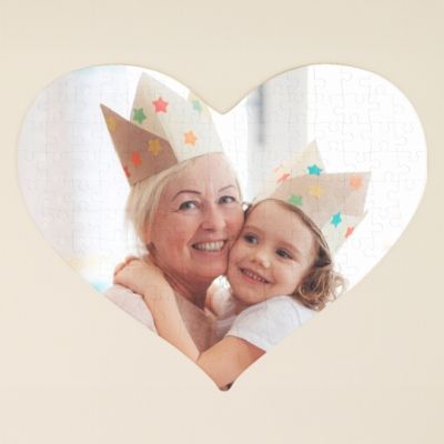 Puzzle coeur personnalisé - Photo