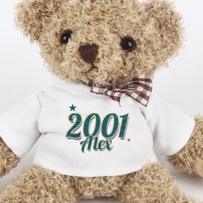 Peluche ourson année année 2001